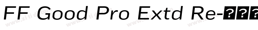 FF Good Pro Extd Re字体转换